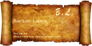 Bartos Laura névjegykártya